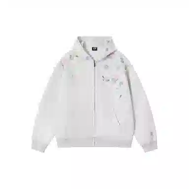 FORNINES Embroidered Hoodie Jacket