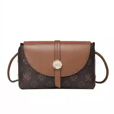 稻草人 百搭通勤时尚简约 聚氯乙烯革拼聚氨酯革 单肩包 女款 多色