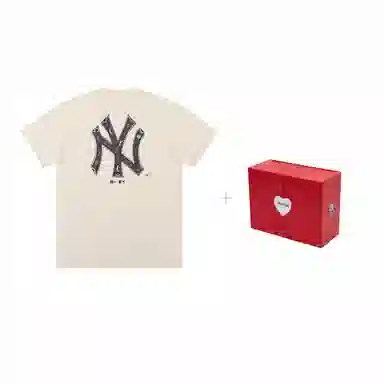 New Era x MLB SS24 New York Yankees Dragon Edition Ivory Tee