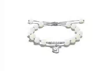 牧言 猫狗贴贴 甜蜜恋爱氛围感 小众设计高级感甜美精致时尚日常百搭可爱小猫小狗系列编绳可调节#好运 白玉菩提 手链 男女同款情侣款