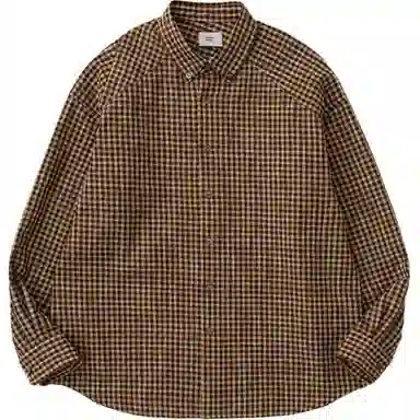 COMMON SCENTS Plaid Loose Fit Shirt