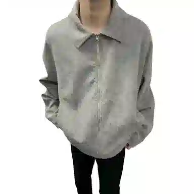 悍戈 美式复古扎染翻领设计感休闲外套夹克 男女同款
