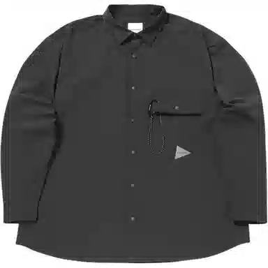 and wander FW25 light w cloth shirt