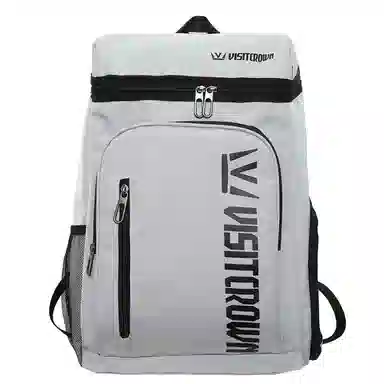 醇龙 旅行背包运动训练网球装备大容量书包 牛津布 双肩包 常规 男女同款情侣款 黑色/灰色