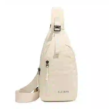 醇龙 韩潮时尚多功能简约纯色 尼龙 胸包 常规 男女同款情侣款 多色