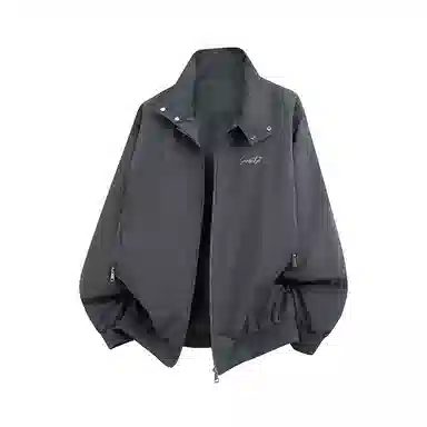 红蜻蜓 美式高街潮流复古字母设计感休闲春秋款棒球服外套夹克 男女同款