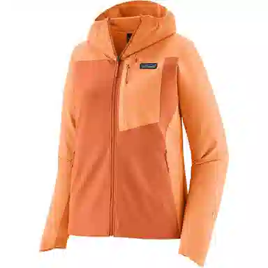 patagonia R1 Crossstrata Hoody Logo