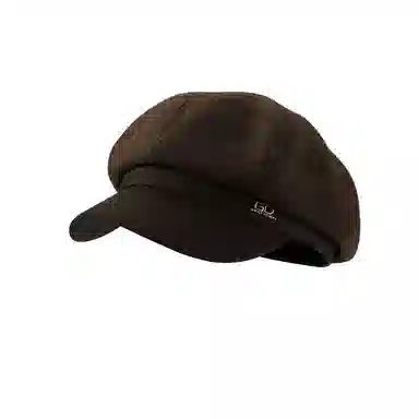 稻草人 韩版八角帽 气质时尚显脸小简约文艺复古画家帽 涤纶 贝雷帽 女款