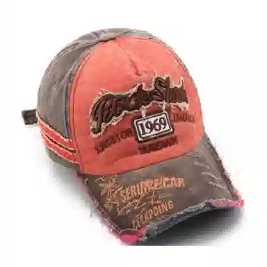 美式复古做旧磨边显脸小韩版深顶大头围宽帽檐 棉 鸭舌帽 男女同款情侣款