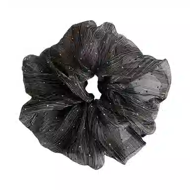 蒙妮 韩系时尚简约满天星大肠圈 网纱 发圈 女款