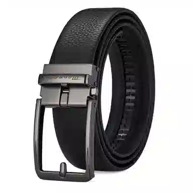 Maserati Classic Leather Belt Gunmetal