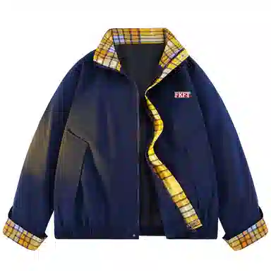 FKFT Plaid Logo Jacket