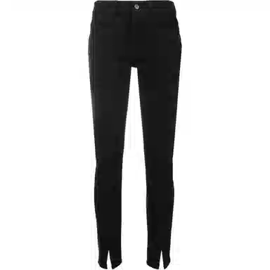 纪梵希 五口袋修身正面开衩长裤牛仔裤 女款