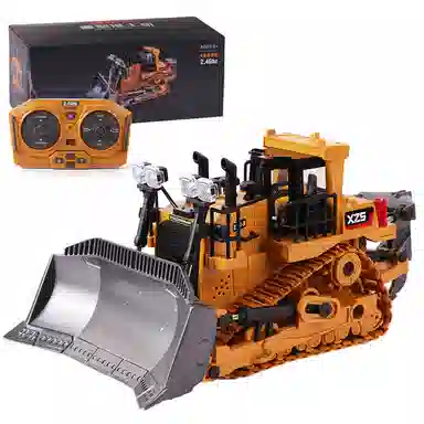 简普森 合金挖掘机喷雾工程车 遥控玩具