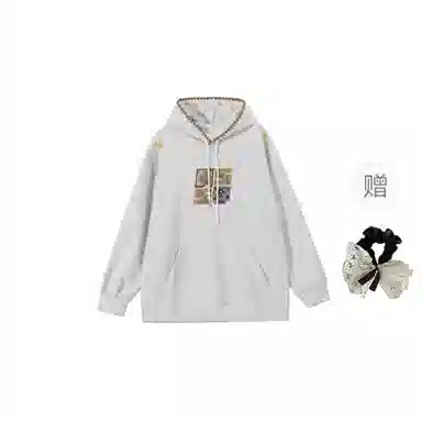 涂诗菲 宽松连帽长袖卫衣 女款