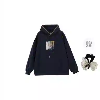 涂诗菲 宽松连帽长袖卫衣 女款