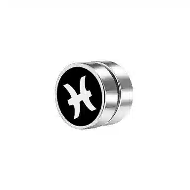 【12星座系列】 千桐 韩版无耳洞磁力个性 合金 耳夹 男女同款情侣款