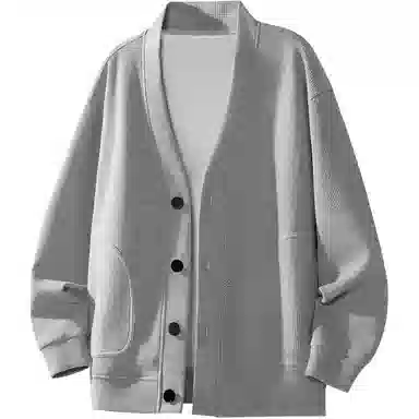 【dme】 港风休闲纽扣开衫大码卫衣自在舒适感外套衬衫 男女同款