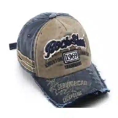 美式复古做旧磨边显脸小韩版深顶大头围宽帽檐 棉 鸭舌帽 男女同款情侣款