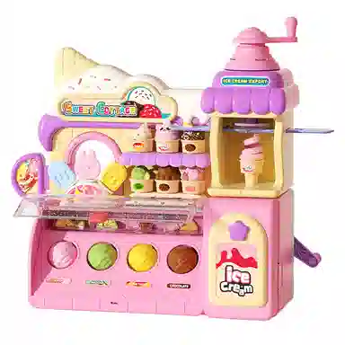 益米 雪糕冰淇淋彩泥机 百变造型 模具橡皮泥 早教益智玩具