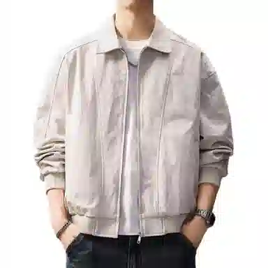 贵色 复古工装休闲百搭潮牌痞帅翻领夹克 男女同款
