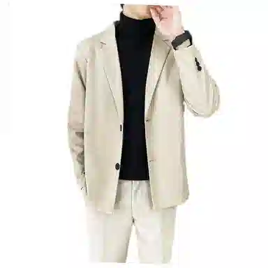 纯色简约两粒扣多季百搭休闲西服外套西装 男女同款