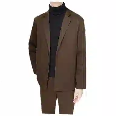 纯色简约两粒扣多季百搭休闲西服外套西装 男女同款