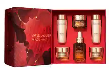 雅诗兰黛 小棕瓶眼面修护护肤套装 清爽补水