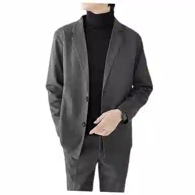 纯色简约两粒扣多季百搭休闲西服外套西装 男女同款