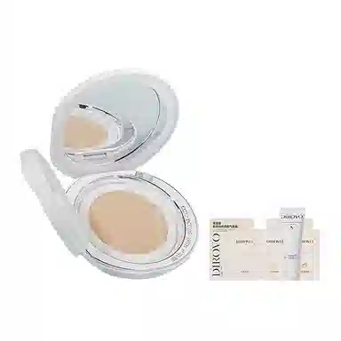 蒂洛薇 白色玩不脱气垫 不卡粉持久遮瑕防水彩妆