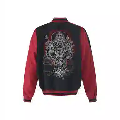 Sanshengliubu Dahei Shen Baseball Jacket