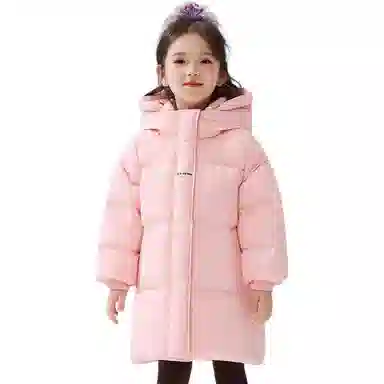 鸭鸭羽绒服 常规长袖立领宽松通勤风 青少年