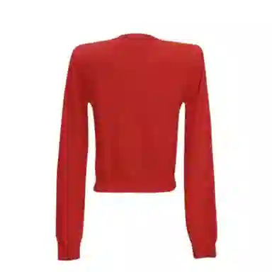 柏黛妃 假两件开衫修身短款内搭上衣针织衫 女款