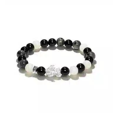 【999足银貔貅宝宝】 岁月静好 招财吸金纳福简约高级感招财吞金兽复古时尚轻奢小众百搭日常通勤#好运 菩提根 手串 男女同款情侣款