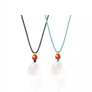 【赠暴富手机贴】 重庆金店 猫爪子 可爱万岁萌趣创意独特个性小众气质简约百搭 轻奢高级小清新#好运 琉璃 吊坠 男女同款情侣款