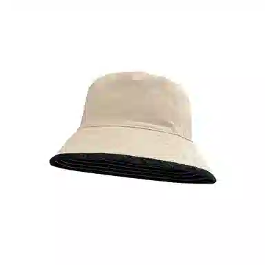 浪莎 韩系双面戴防紫外线遮阳通勤穿戴户外休闲露营登山 棉 渔夫帽 男女同款情侣款