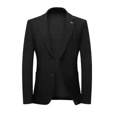 老爷车 秋冬季商务休闲外套纯色经典平驳领婚宴正装上衣西装 男款