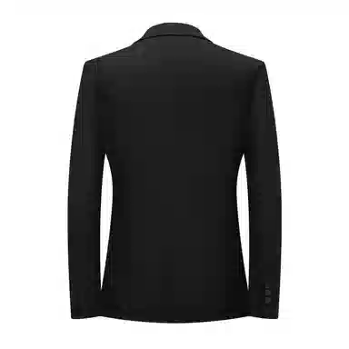 老爷车 秋冬季商务休闲外套纯色经典平驳领婚宴正装上衣西装 男款