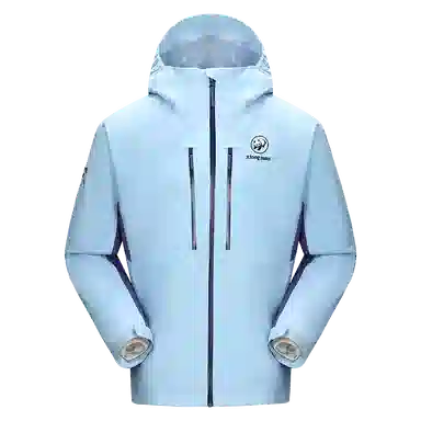 熊猫  自在玩系列 户外徒步硬核防护防水透湿防风耐磨蓄温保暖抓绒内胆透气  徒步户外远足 防水防风透气耐磨保暖冲锋衣 男女同款