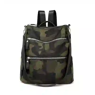 红蜻蜓 轻便旅行可装笔记本大容量多功能 织物 书包双肩包 常规 男女同款情侣款 黑色/咖啡色