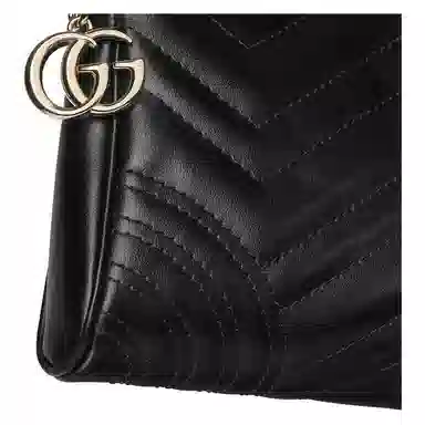 Gucci GG Marmont Small Shoulder Bag Black
