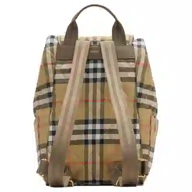 Burberry Horseshoe Check Backpack
