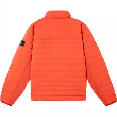 Stone Island Logo Half-Zip Down Jacket