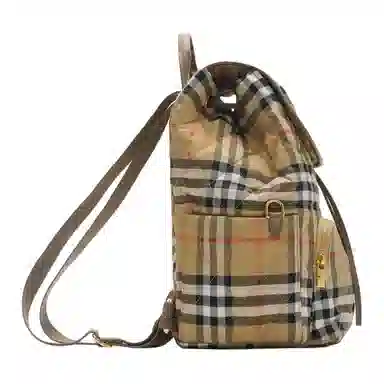 Burberry Horseshoe Check Backpack