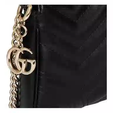 Gucci GG Marmont Small Shoulder Bag Black
