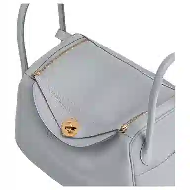 HERMES Lindy 26 Clemence 8U Bleu Glacier