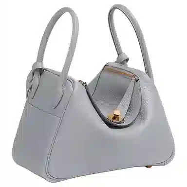 HERMES Lindy 26 Clemence 8U Bleu Glacier