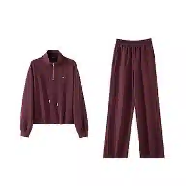 Luyouye Split Design Tracksuit Set