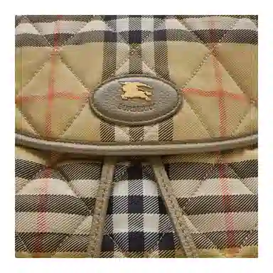 Burberry Horseshoe Check Backpack
