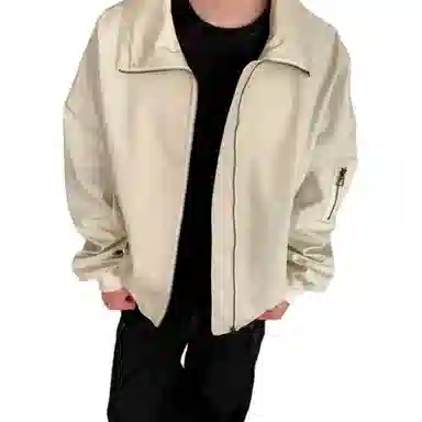 徐百货  美式高街潮牌百搭休闲时尚宽松春秋款纯色简约学生党穿搭潮流痞帅感棒球服 男女同款